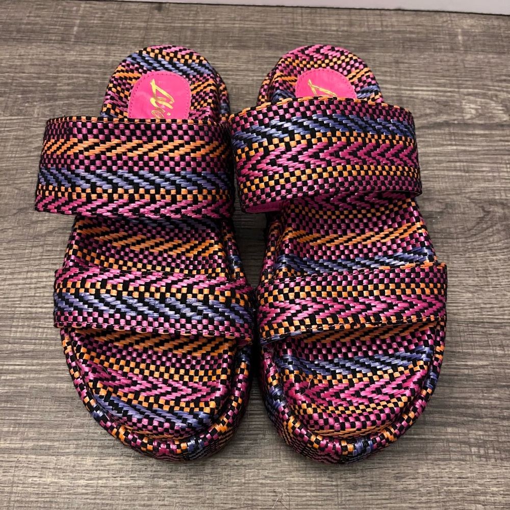Colorful Platform Sandals